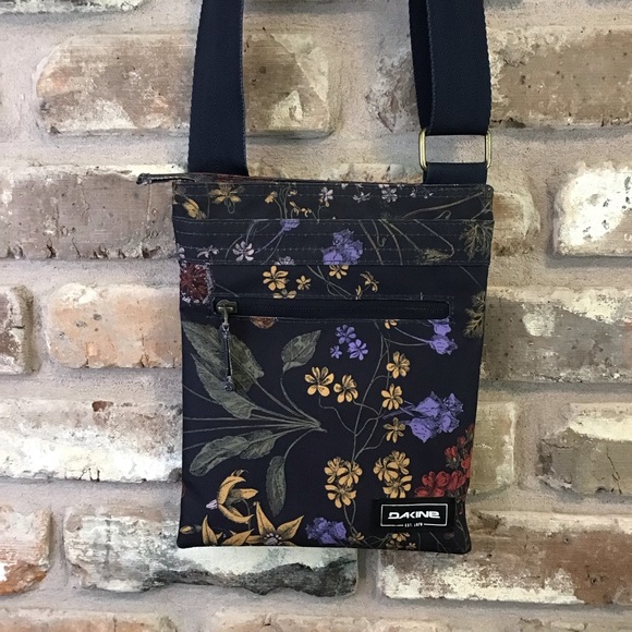 DAKINE Women's Dark Navy Botanical Floral Crossbody Bag - Picture 1 of 4